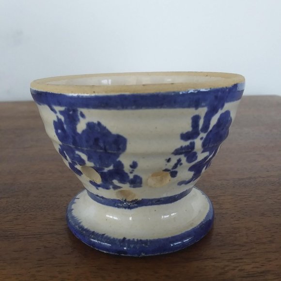 Other - 3/$15 Blue & White Pottery Egg Separator